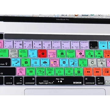 XSKN Logic Pro Silicone Keyboard Cover for MacBook Pro