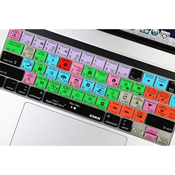 XSKN Logic Pro Silicone Keyboard Cover for MacBook Pro