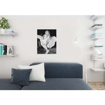 Marilyn Monroe Sexy Black and White Photo Poster