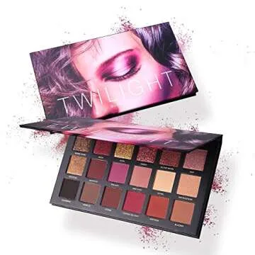 UCANBE Professional 18 Colors Eyeshadow Makeup Palette, High Pigmented 10 Matte + 7 Shimmer + 1 Meta...