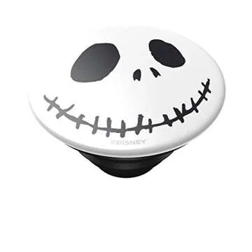 Jack Skellington PopGrip: Swappable Top for Phones & Tablets