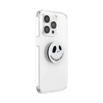 Jack Skellington PopGrip: Swappable Top for Phones & Tablets
