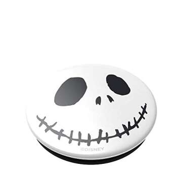 Jack Skellington PopGrip: Swappable Top for Phones & Tablets