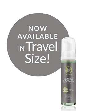 Design Essentials Curl Enhancing Hair Mousse for Curly Hair; Almond and Avocado Collection, 2.5 Ounce