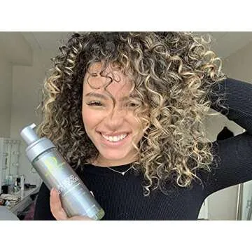 Design Essentials Curl Enhancing Hair Mousse for Curly Hair; Almond and Avocado Collection, 2.5 Ounce