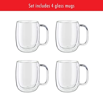 ZWILLING Sorrento Plus 4-pc Double Wall Insulated Mugs