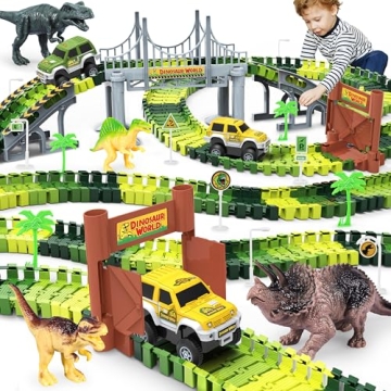 Dinosaur Toys Playset - 187 Pcs for Kids