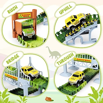 Dinosaur Toys Playset - 187 Pcs for Kids