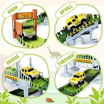 Dinosaur Toys Playset - 187 Pcs for Kids