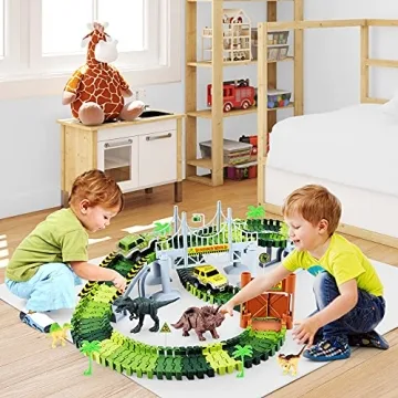 Dinosaur Toys Playset - 187 Pcs for Kids