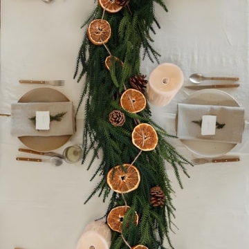 10 ft Dried Orange Slice Garland for Christmas Decor