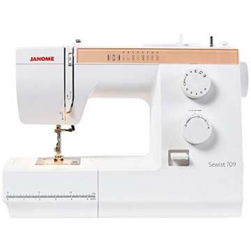 Janome Sewist 709 Sewing Machine W16" x H11.9" x D7"