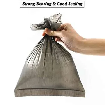 Mini Trash Bag, 10Rolls/200 Counts Strong Garbage bag for Car Trash Can/Small Sized Waste Bin/Desktop Trash Can, 0.5 gal Garbage Bags 12.0 * 8.7 inches, fit 2 Liter or less Trash Can