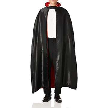 Rubies Long Satin Cape - Perfect for Themed Parties