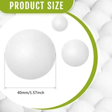 Hanaive 100 Pack Table Tennis Balls - Multi-Colored Quality for Games and Crafts