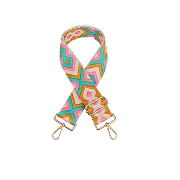 Embroidery Ethnic Style Strap Wide 5.0m Shoulder Strap 80cm-130cm Adjustable Purse Straps Crossbody ...