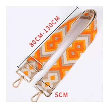 Trendy Embroidery Ethnic Style Wide Adjustable Purse Strap