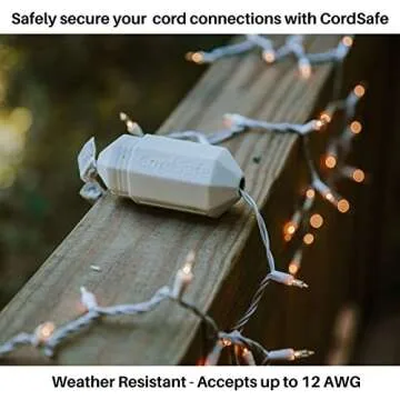 CordSafe Weather-Resistant Extension Cord Safety Cover