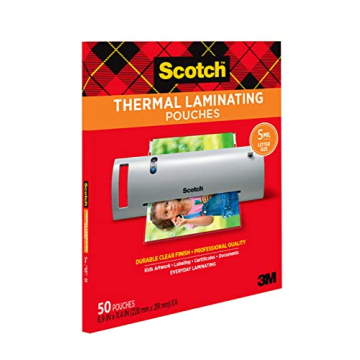 Scotch Thermal Laminating Pouches 50 Count for Christmas Projects