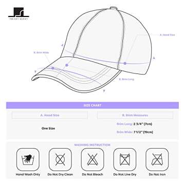 The Hat Depot Baseball Dad Hat for Men and Women