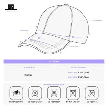 The Hat Depot Baseball Dad Hat for Men and Women