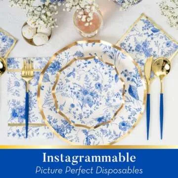 Elegant Heavyweight Disposable Plates for Stunning Parties