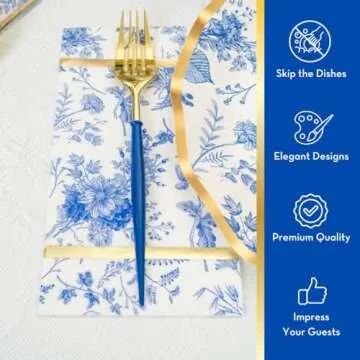 Elegant Heavyweight Disposable Plates for Stunning Parties