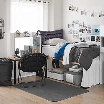 DormCo The Storage MAX - White Underbed Organizer With Wheels