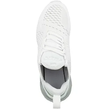 Nike Boy's Air Max 270 Big Kid Shoes in White/Silver