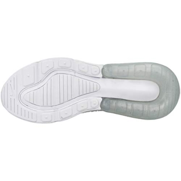 Nike Boy's Air Max 270 Big Kid Shoes in White/Silver