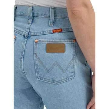 Wrangler womens Cowboy Cut High Rise Slim Fit Tapered Leg Jeans, Bleach, 11 1 US (11-32)