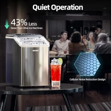 KOVIET Nugget Ice Maker for Soft Chewable Ice at Home