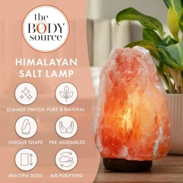 Body Source Himalayan Salt Lamp with Dimmer Switch