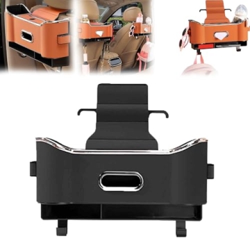 Cimario Car Seat Storage Box, Multifunctional Car Seat Back Storage Box, Multifunctional Car Logo Se...