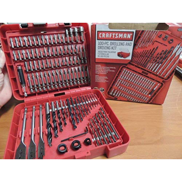 Craftsman 100 Piece Ultimate Drill Set for DIY Projects