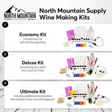 North Mountain Wine Making Kit - 30 Gallons of Fresh Wine