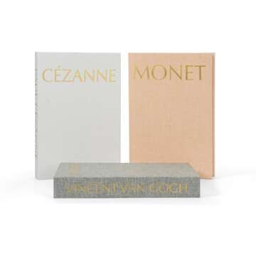 TwoDays Coffee Table Decorative Books, Modern Fashion Designer Fake Books for Home Decor Aesthetic, Faux Storage Box for Bookshelf Decoration. (Set of 3)