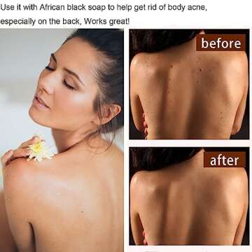 2 Pieces African Net Sponge, Long African Exfoliating Net, Net Bath Sponge Shower Body Scrubber Back Scrubber Skin Smoother, Stretches to Approximately 63"(Pink&Orange)