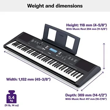 Yamaha PSR-EW310 76-key Portable Keyboard for Musicians