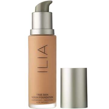 ILIA - Natural True Skin Serum Foundation | Cruelty-Free, Vegan, Clean Beauty (Maraca SF9)