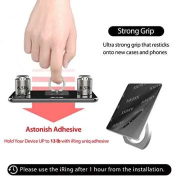 iRing Original Made in Korea: Phone Ring Holder & Stand for All Smartphones
