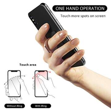 iRing Phone Ring Holder - Perfect Grip & Stand for All