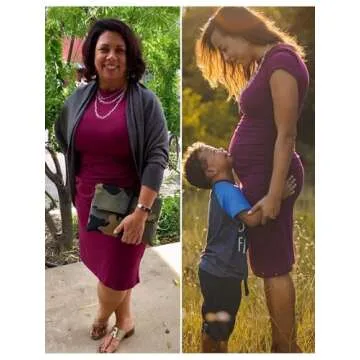 Missufe Women's Ruched Casual Sundress - Versatile & Chic