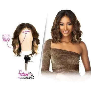 Sensationnel Synthetic HD Lace Front Wig - BUTTA UNIT 8 (MONEY PIECE HAZEL)