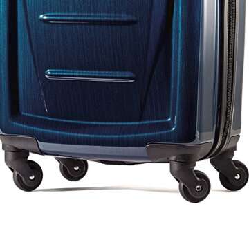 Stylish Samsonite Winfield 2 3 Piece Spinner Set Deep Blue