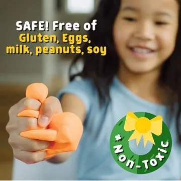 Chuckle & Roar - Whoa Dough Holiday Gingerbread - Arts and Crafts - Fun for Toddlers - Safe and allergen Free - Stocking Stuffer Gift