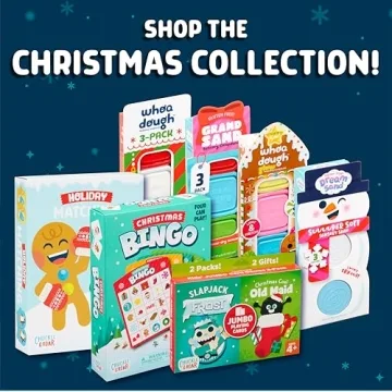 Chuckle & Roar - Whoa Dough Holiday Gingerbread - Arts and Crafts - Fun for Toddlers - Safe and allergen Free - Stocking Stuffer Gift