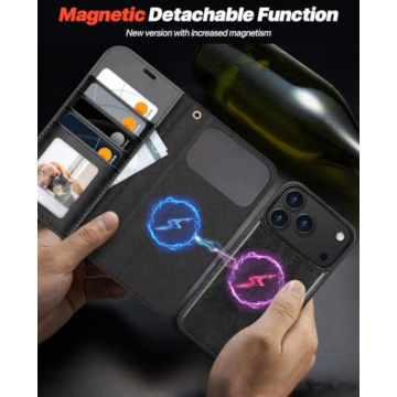 OCASE Detachable Wallet Case for iPhone 17 Pro Max