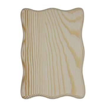 Creative Hobbies Unfinished Wood Plaques for DIY Crafts