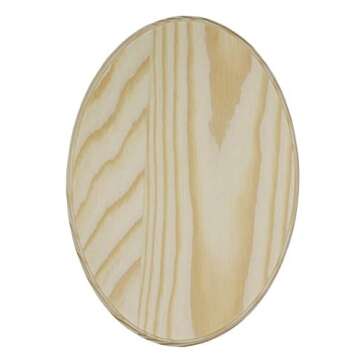 Creative Hobbies Unfinished Wood Plaques for DIY Crafts